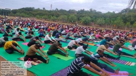 Celebration of 8th International Yoga Day